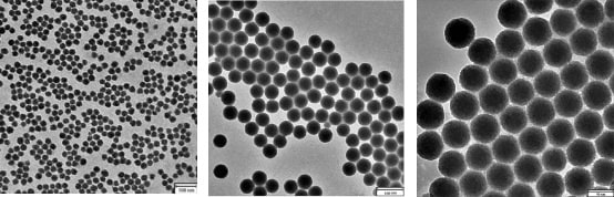 我公司硅溶胶产品的TEM/SEM