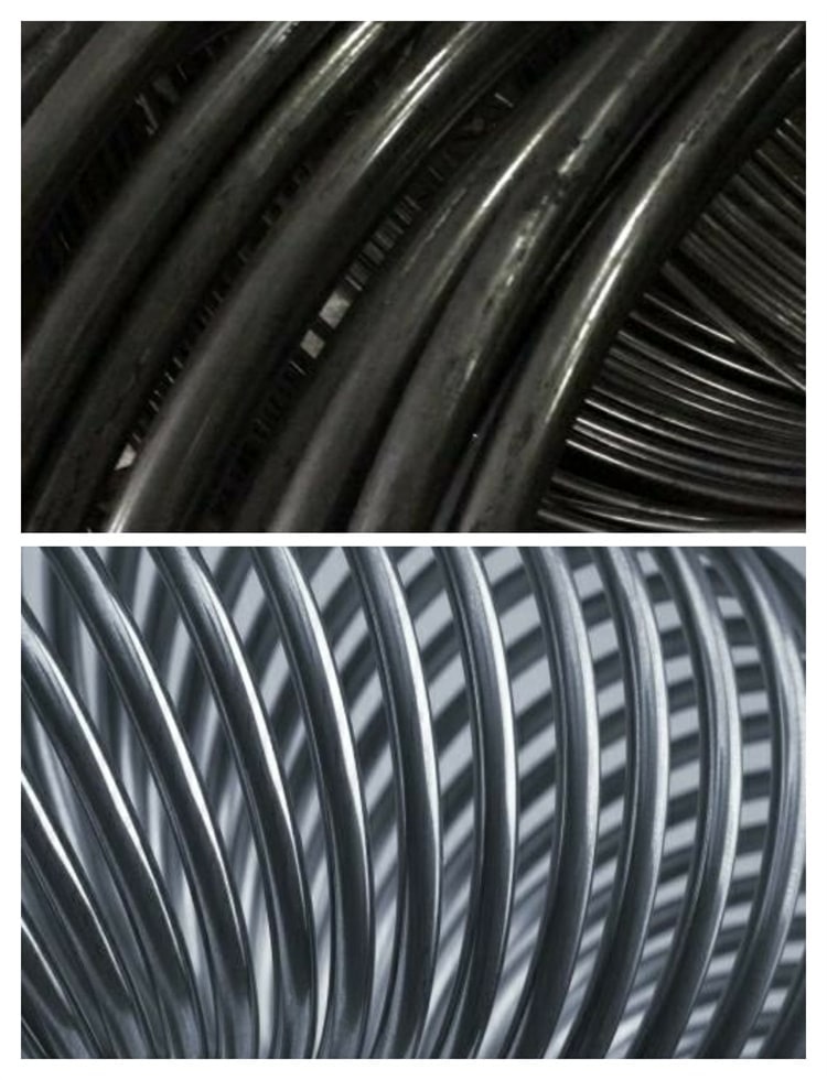 钢管拉拔油垢清洗效果